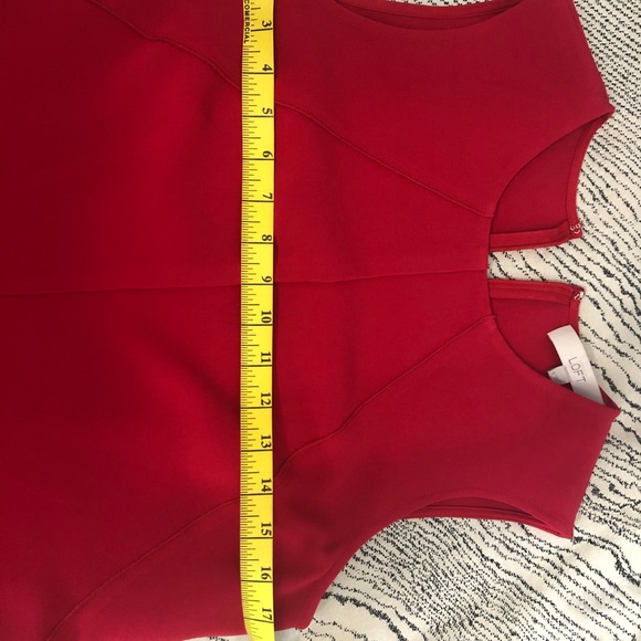 Ann Taylor Loft red dress - Picture 7 of 8